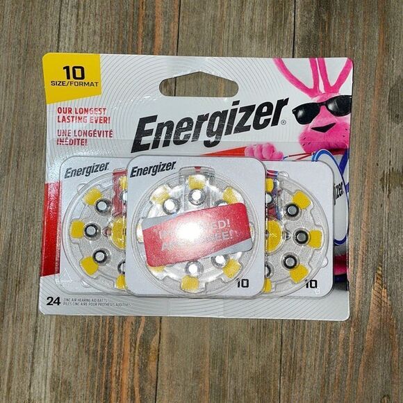 Energizer Size 10 Hearing Aid Batteries - 24 pack - Picture 2 of 8